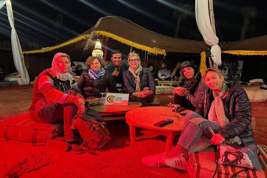 Quad-Bike und Live-Show und Abendessen in der Wüste von Agafay
