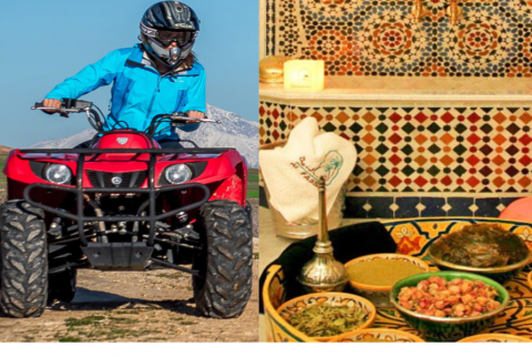 Marrakesch: Palmeraie Quad & traditionelles marokkanisches Spa