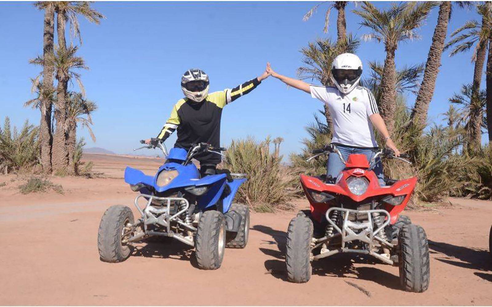 Marrakesch: Palmeraie Quad & traditionelles marokkanisches Spa