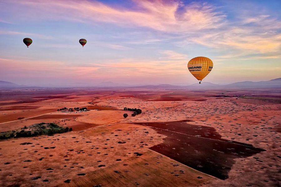 Marrakesch Sonnenaufgang Heißluftballon Abenteuer