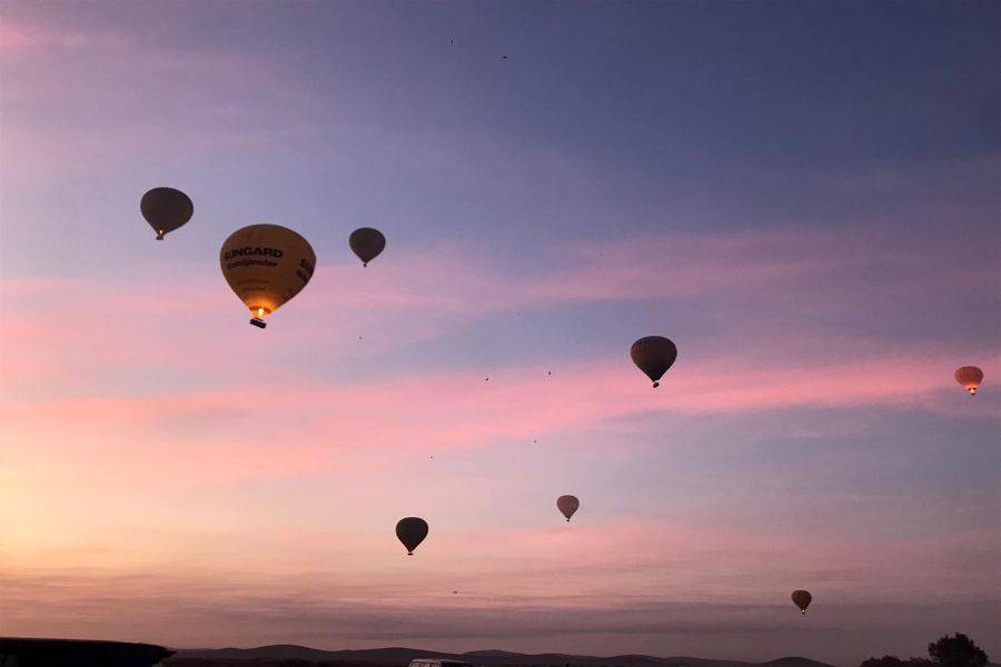 Marrakesch Sonnenaufgang Heißluftballon Abenteuer