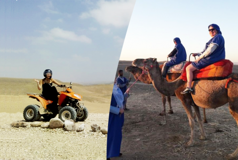 Kamelreiten & Quad-Erlebnis in der Agafay Rocky Desert