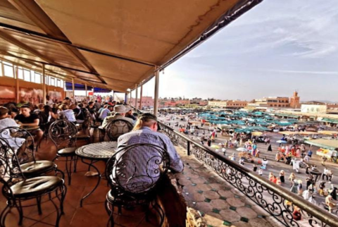 Dachrundfahrt und Medina-Besuch mit Mahlzeiten in Marrakesch