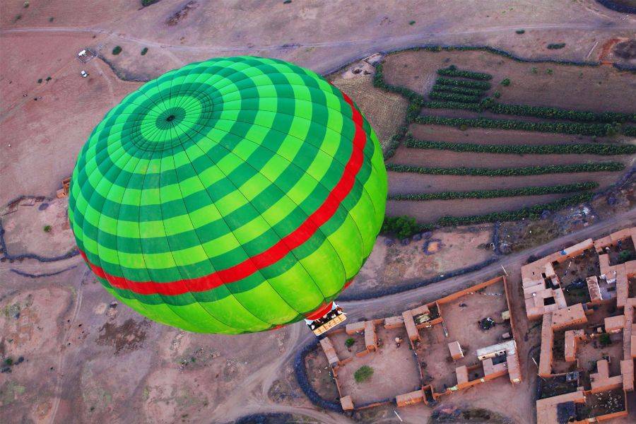 Marrakesch Sonnenaufgang Heißluftballon Abenteuer