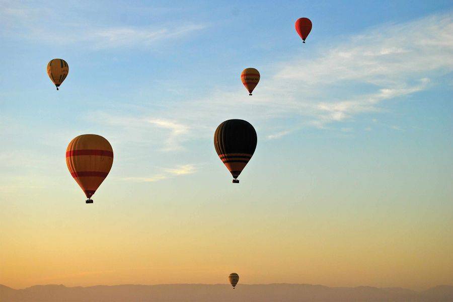 Marrakesch Sonnenaufgang Heißluftballon Abenteuer