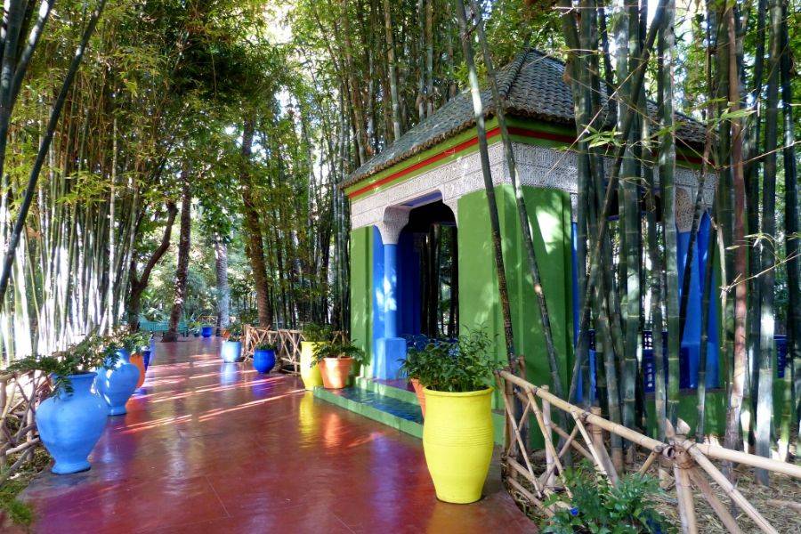 Majorelle Garden Mit einem Kamelritt in den Palmen