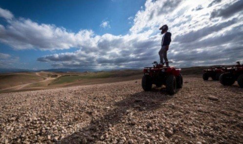 Quad in der Agafay Rocky Desert aus Marrakesch