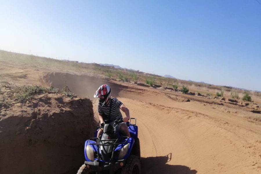 Quadfahrt in der Palmeraie von Marrakesch