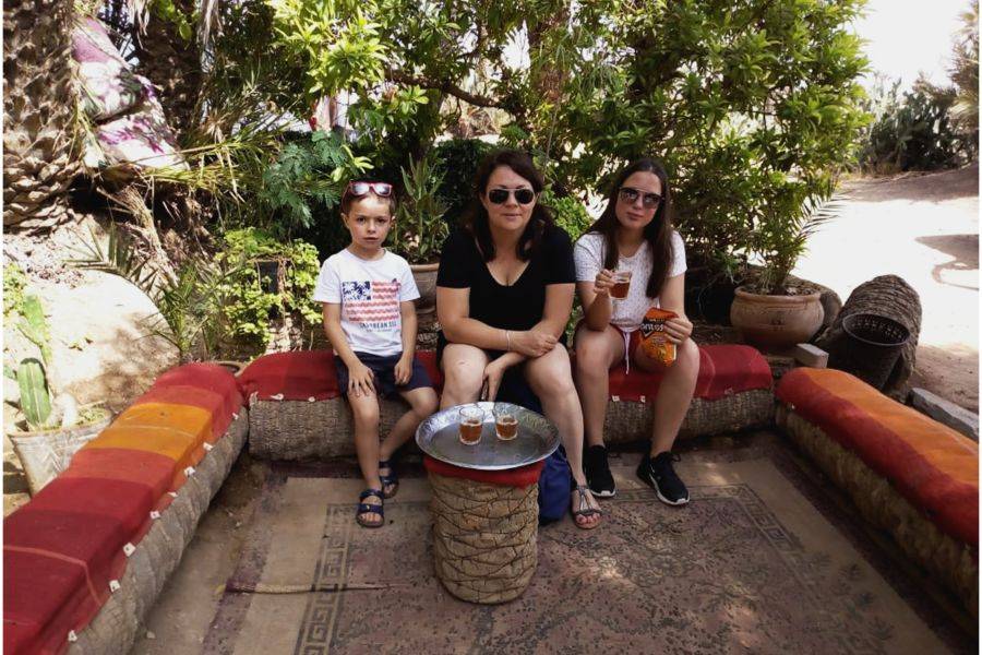 Majorelle Garden Mit einem Kamelritt in den Palmen
