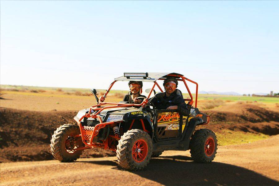 Adrenalin Buggy fahren und Kamel fahren in Palmeraie Marrakesch