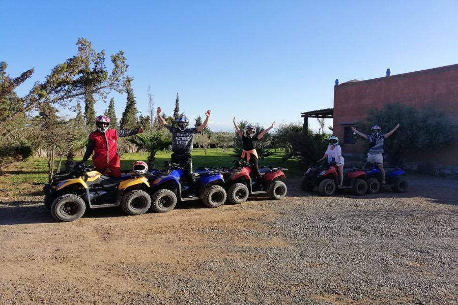 Quadfahrt in der Palmeraie von Marrakesch