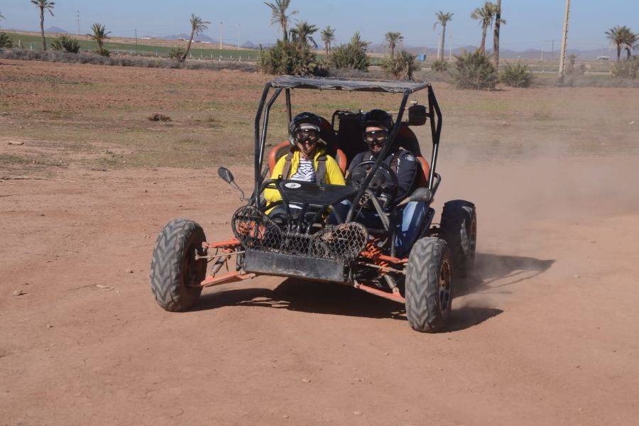 Adrenalin Buggy fahren und Kamel fahren in Palmeraie Marrakesch