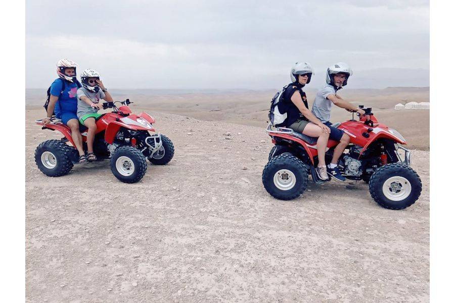 Quad in der Agafay Rocky Desert aus Marrakesch