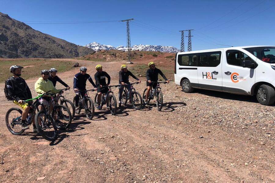 Fahrradtour zum Atlasgebirge und Berberdorf von Marrakesch