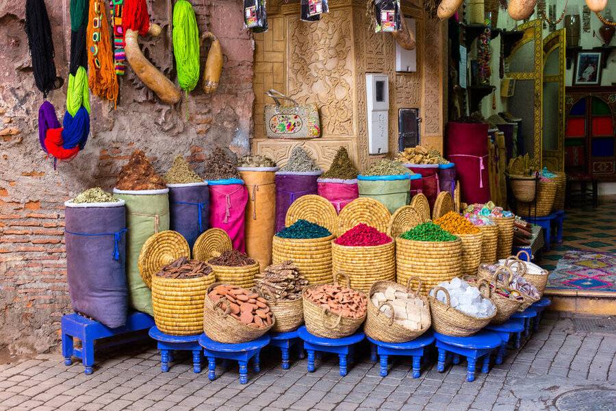 Traditionelle Souks von Marrakesch und Besuch der alten Medina