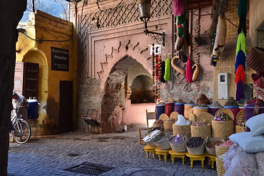 Traditionelle Souks von Marrakesch und Besuch der alten Medina