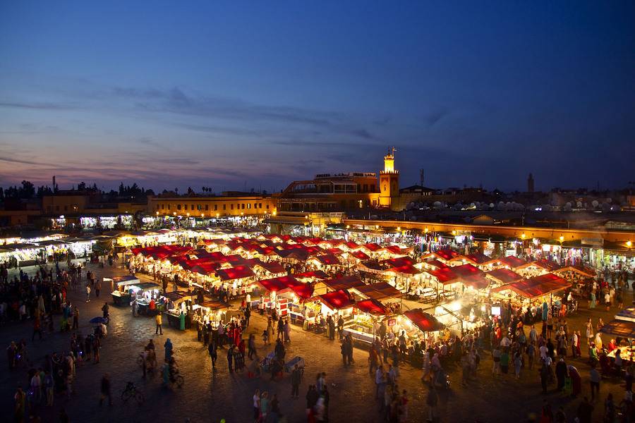 Traditionelle Souks von Marrakesch und Besuch der alten Medina