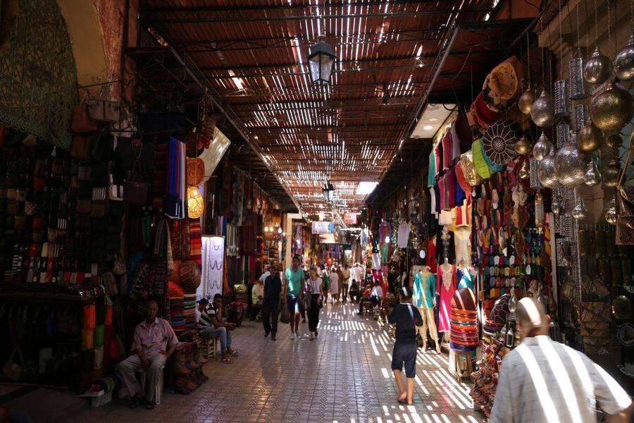 Traditionelle Souks von Marrakesch und Besuch der alten Medina