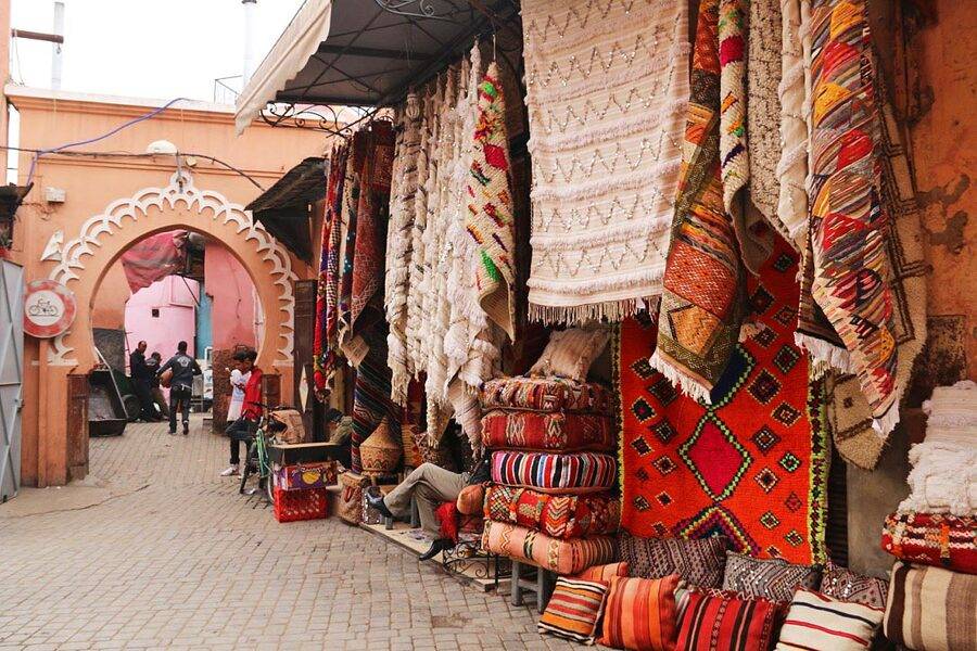 Traditionelle Souks von Marrakesch und Besuch der alten Medina