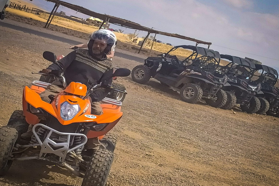 Quad in der Agafay Rocky Desert aus Marrakesch