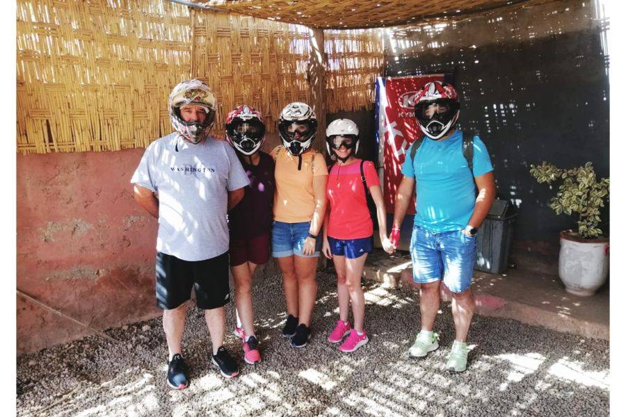 Quadfahrt in der Palmeraie von Marrakesch