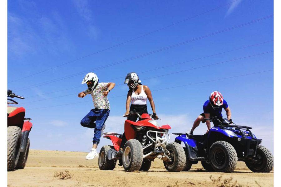 Quadfahrt in der Palmeraie von Marrakesch