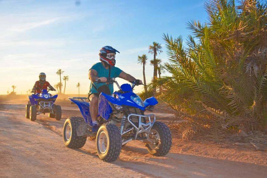 Quadfahrt in der Palmeraie von Marrakesch