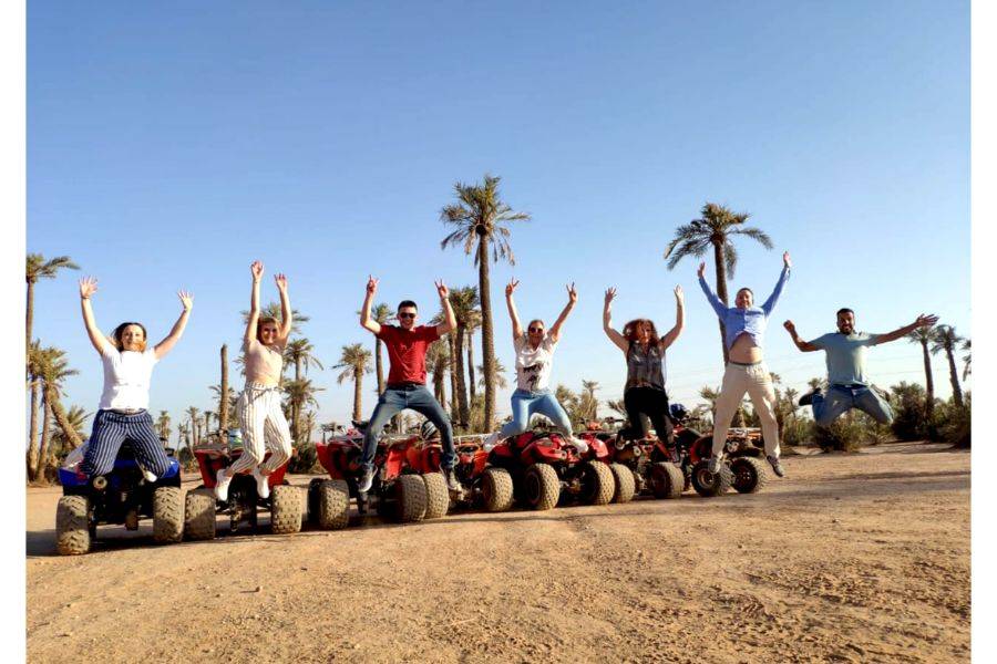 Quadfahrt in der Palmeraie von Marrakesch