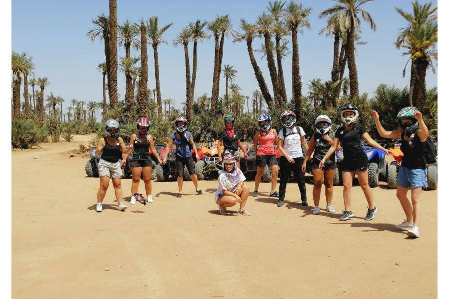 Quadfahrt in der Palmeraie von Marrakesch