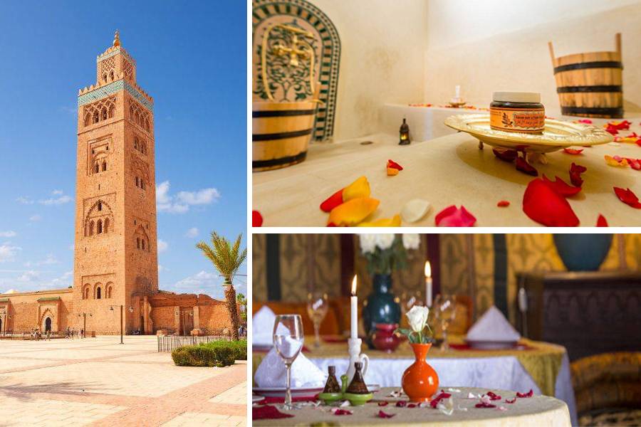 Besuch der Medina von Marrakesch, SPA & Dinner Experience