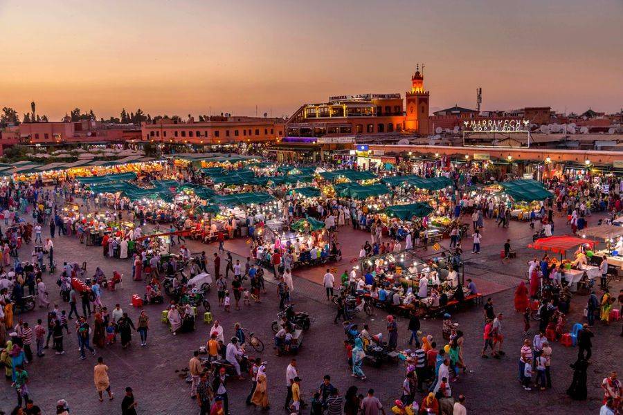 2 Tage Tour in Marrakesch mit Halbpension und Spa ab Casablanca  