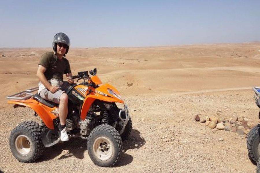 Quad in der Agafay Rocky Desert aus Marrakesch