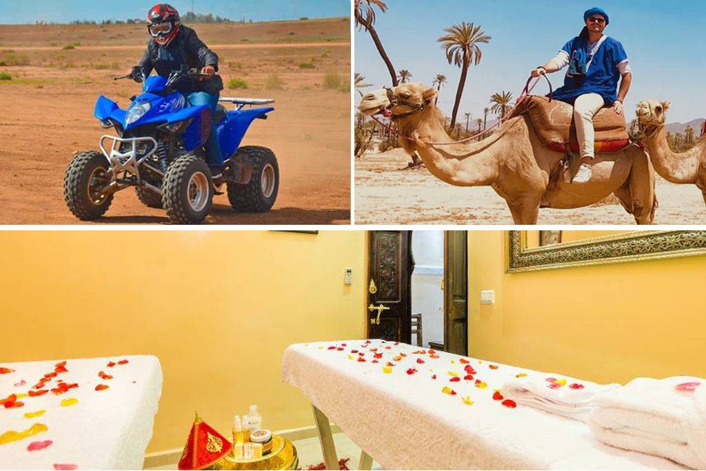 Kamelritt & Quad Bike & Spa und Hammam Behandlung