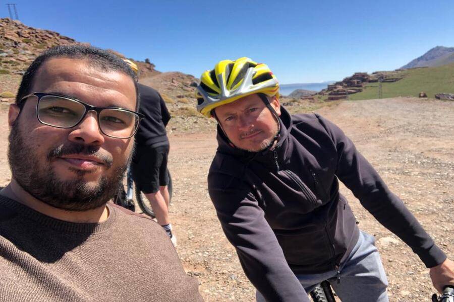 Fahrradtour zum Atlasgebirge und Berberdorf von Marrakesch