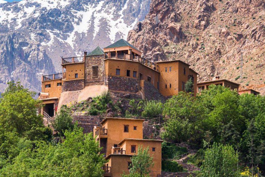 Hoher Atlas-Berg Imlil mit Kamelreiten und Diner in der Agafay-Wüste