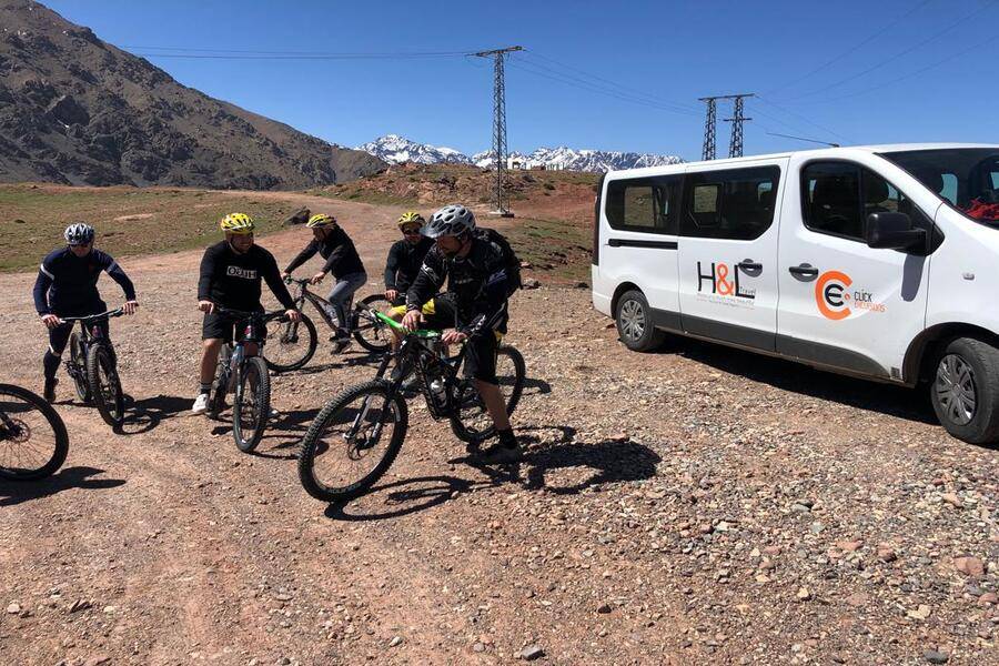 Fahrradtour zum Atlasgebirge und Berberdorf von Marrakesch