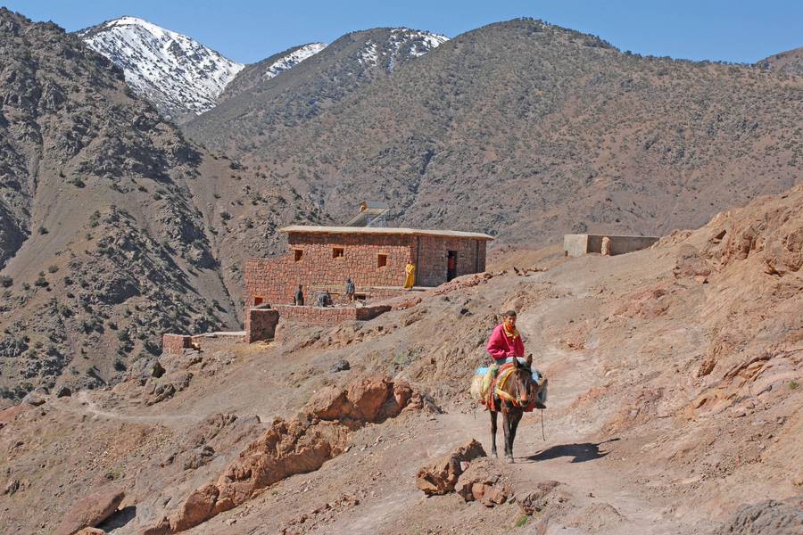 Hoher Atlas-Berg Imlil mit Kamelreiten und Diner in der Agafay-Wüste