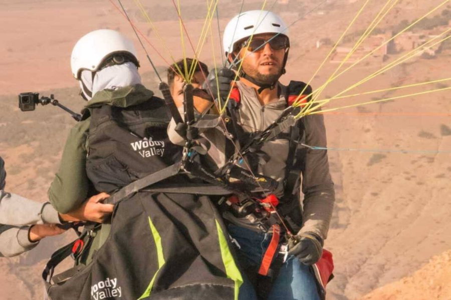 Gleitschirmfliegen in Marrakesch und im Atlasgebirge