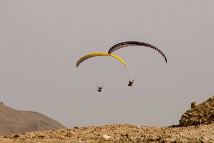 Gleitschirmfliegen in Marrakesch und im Atlasgebirge