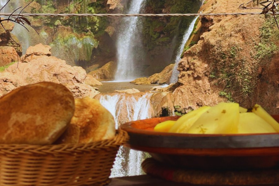 Ganztägige Tour zu den Ouzoud-Wasserfällen mit Bootsfahrt